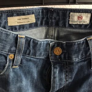 EUC AG Jeans. Tomboy style, boot cut.